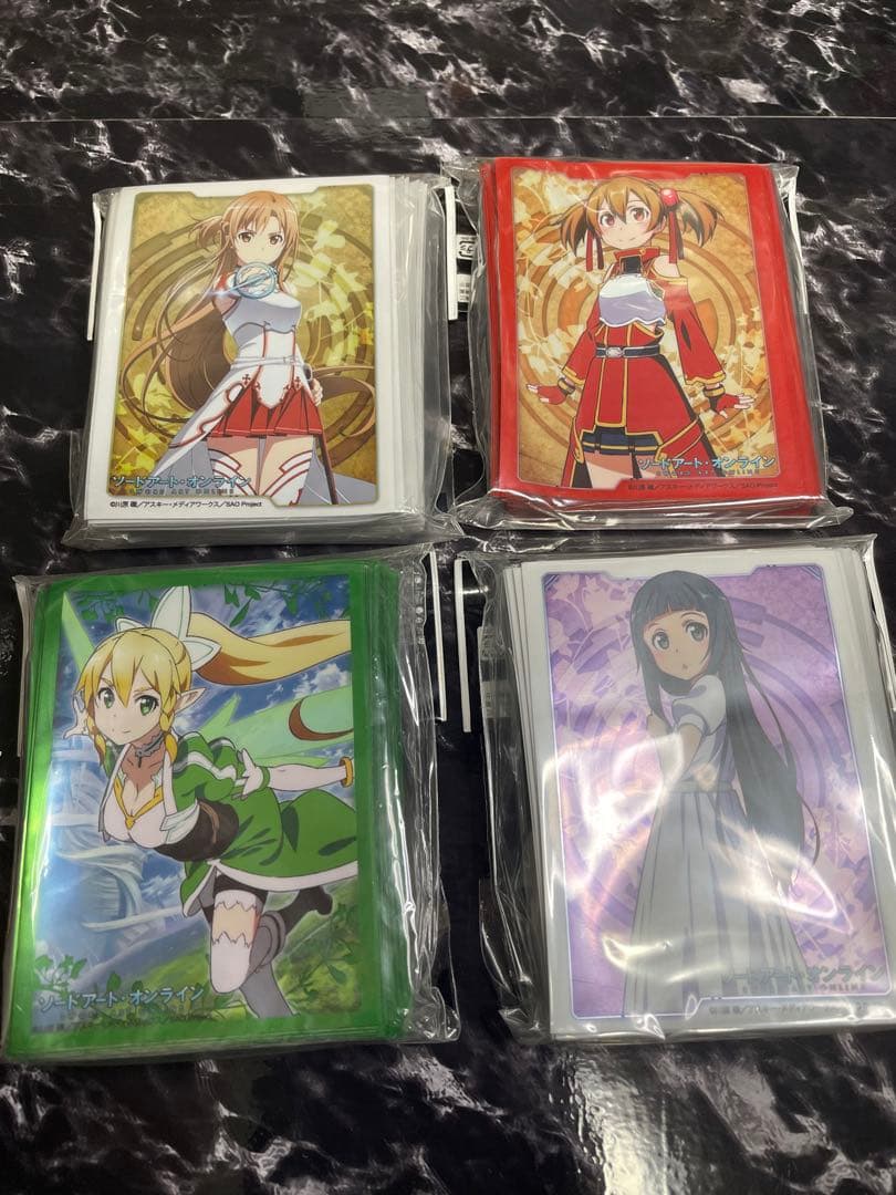 ソードアートオンライン　SAO キャラスリ　キャラクタースリーブ　セット売り