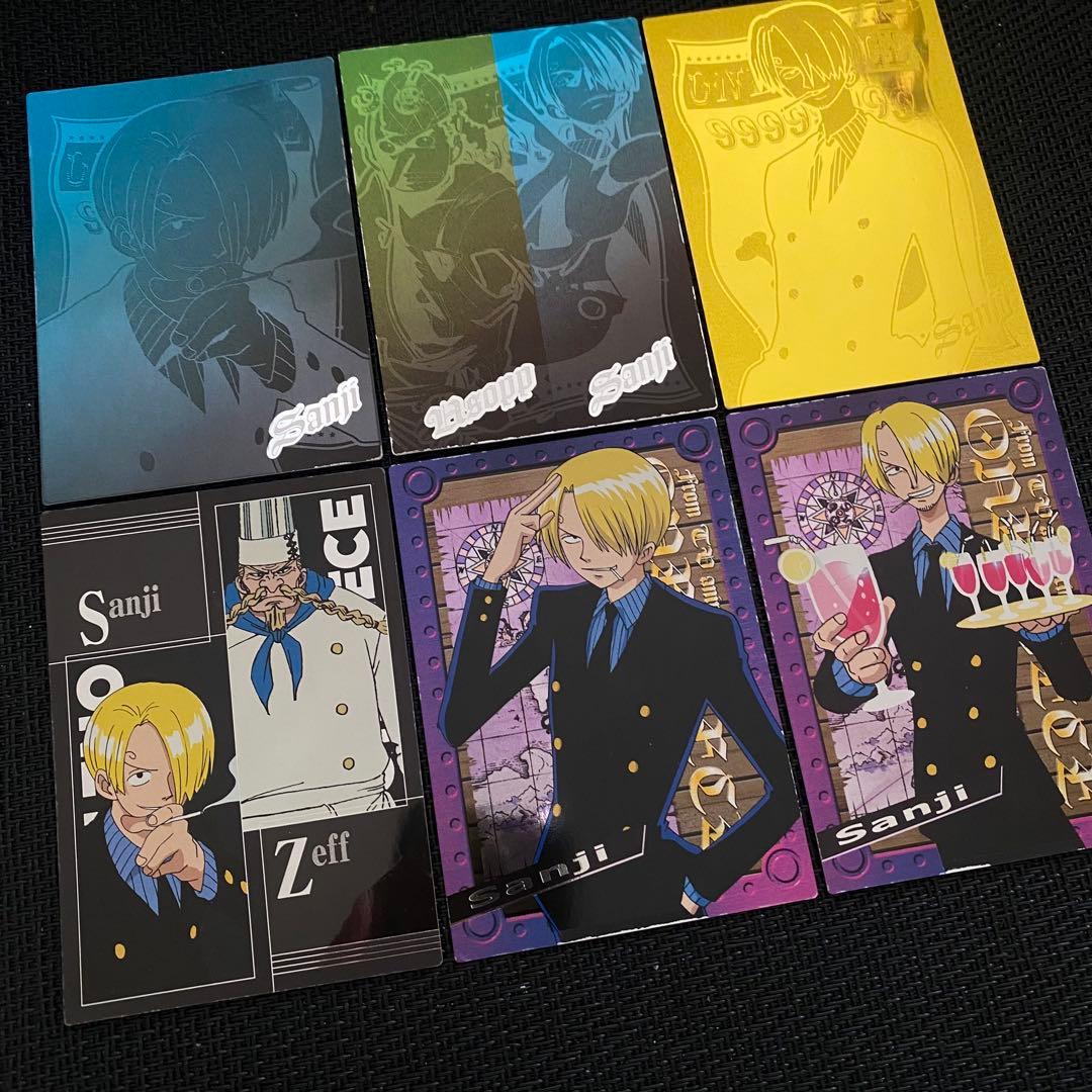 ONE PIECE エッチングカード カードダス マスターズ サンジ　希少