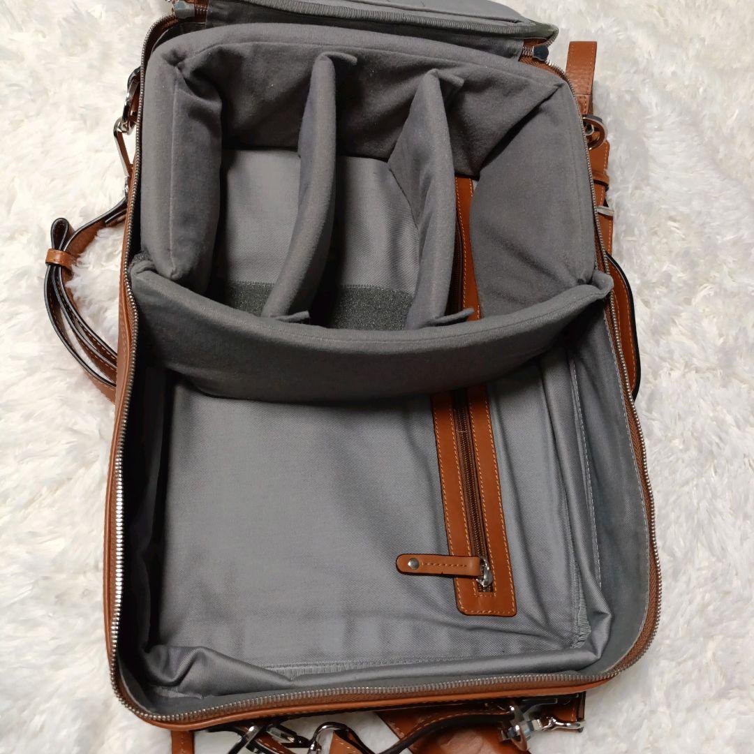 【美品】Temporary Foreversオールレザー 3Wayカメラバック