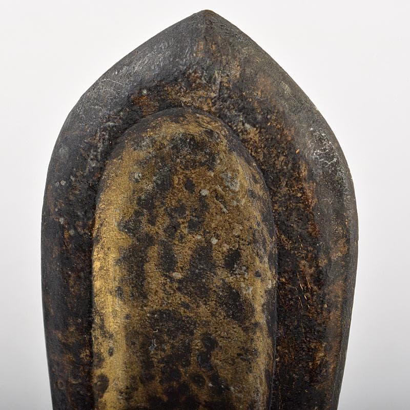 仏教美術　古銅鍍金　観音菩薩像　仏像　置物　観音開逗子付　C　R7239