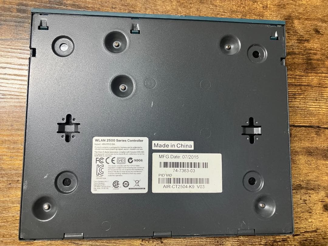 CISCO 無線LANコントローラー AIR-CT2504-K9#273