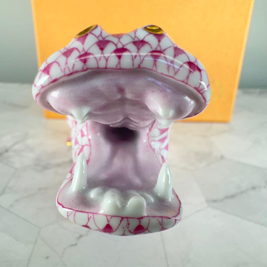 DA1292 ヘレンド　herend カバ 置物　陶器