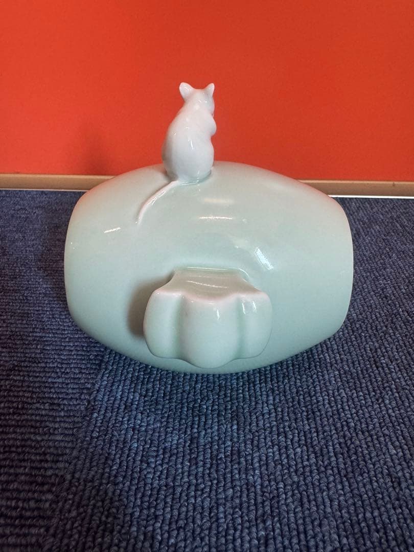 2038 深川製磁  干支 子 ねずみ 置物 打出の小槌  未使用