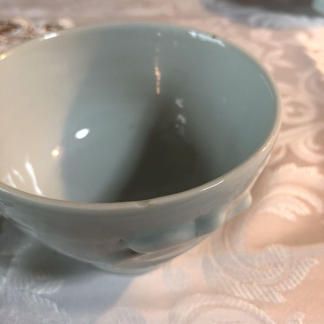 上田 恒次 汲出 湯呑 白磁 5客