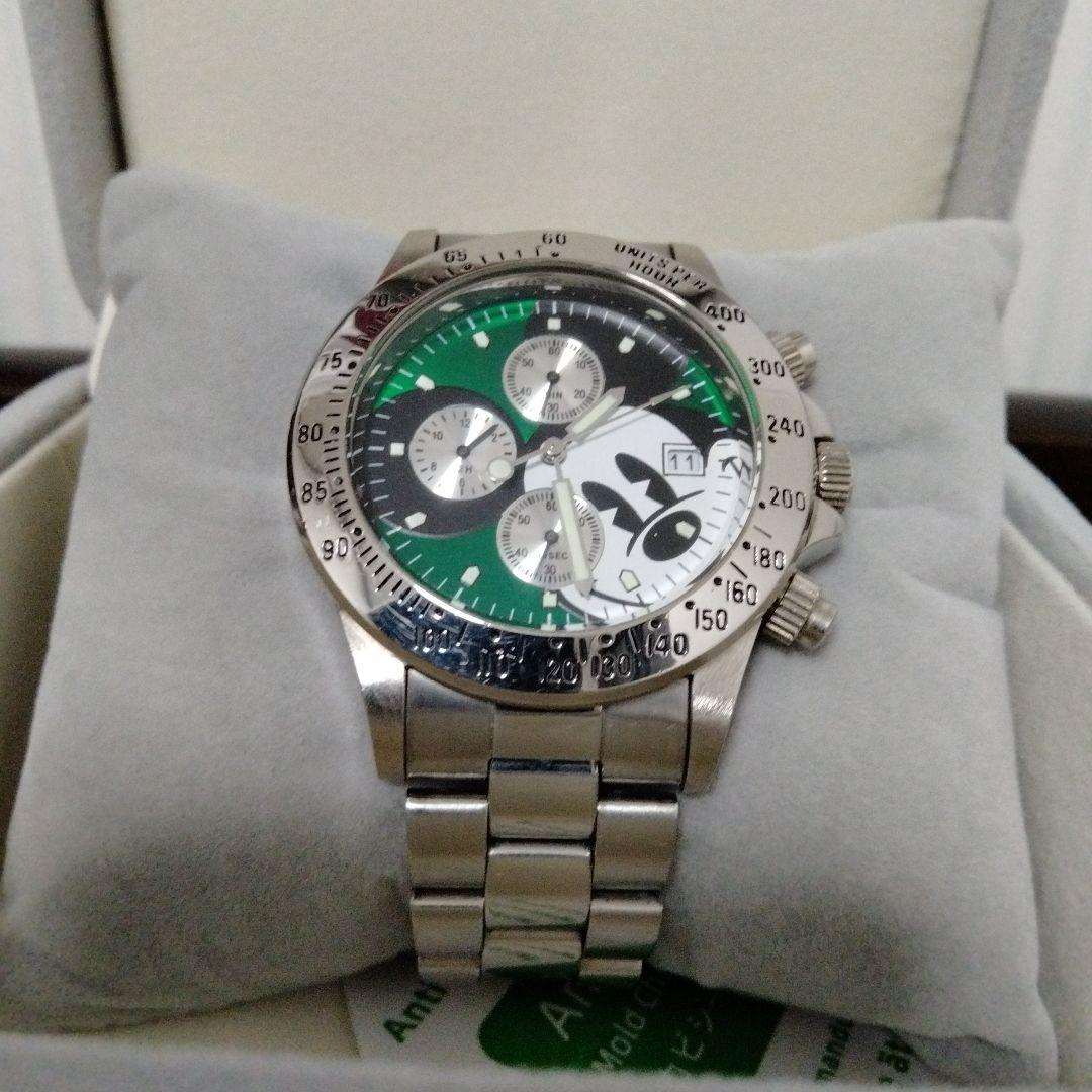 【新品電池交換済み】クロノグラフ　ミッキーマウス　腕時計　希少モデル