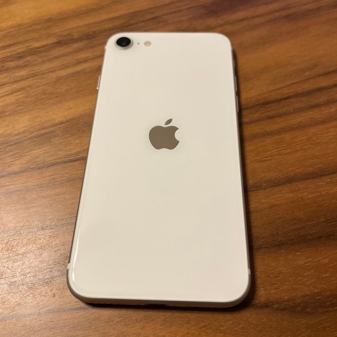 iPhoneSE2 ホワイト 64GB ガラスフィルム付