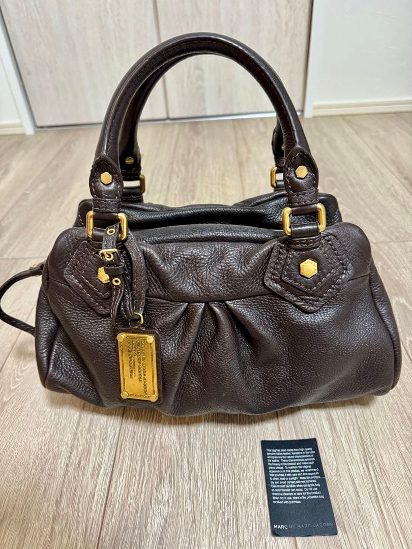 MARC JACOBS ブラウン　ハンドバッグ