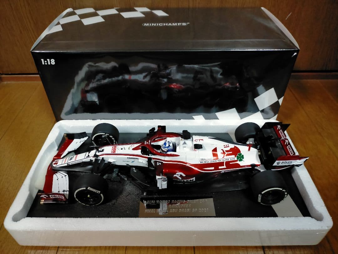 PMA 1/18 アルファロメオ F1 C41 ライコネン 2021 アブダビ