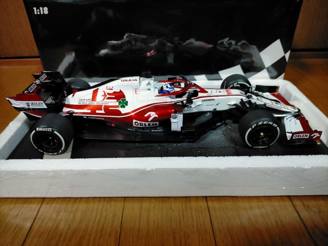 PMA 1/18 アルファロメオ F1 C41 ライコネン 2021 アブダビ