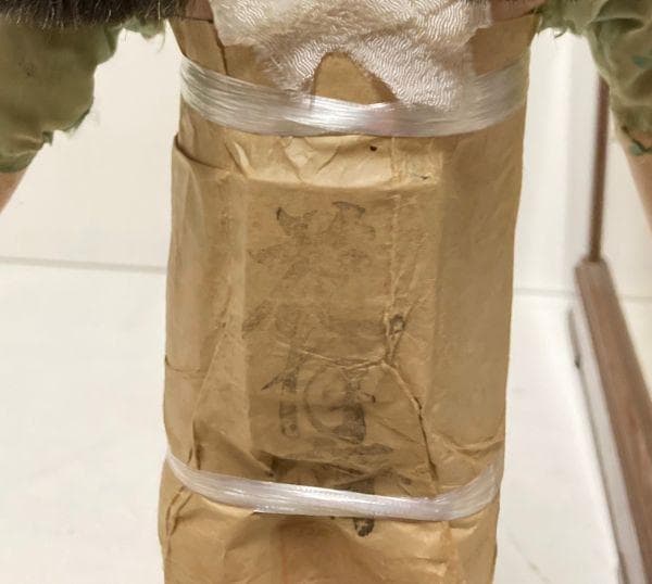 市松人形 男の子 女の子 花月斎 在銘 54cm  日本人形 抱き人形