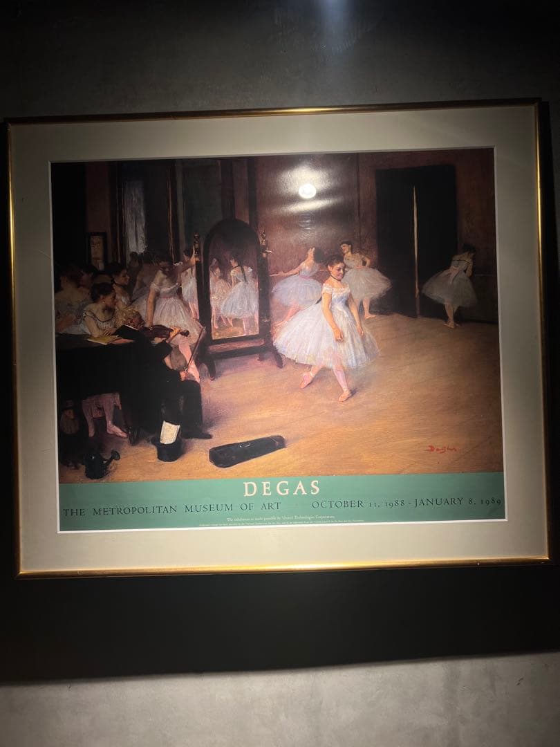 Degas vintage ART poster【踊り子】