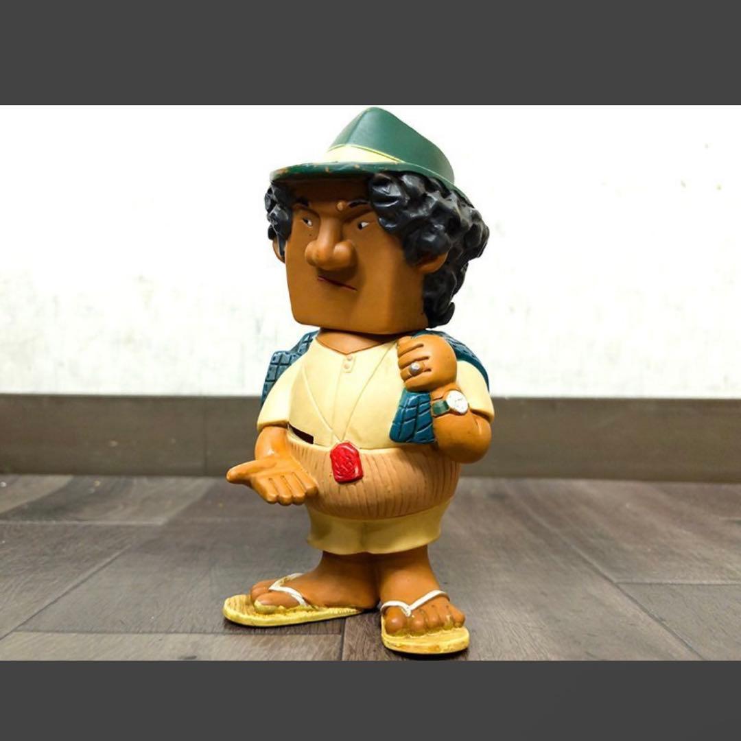 【美品】男はつらいよ 寅さん ソフビ 当時品 昭和レトロ貯金箱 18.5cm