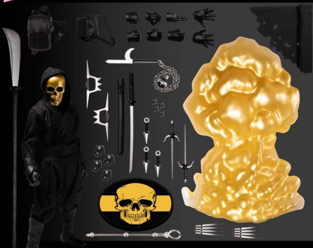 mezco メズコ　one12collective golden skull