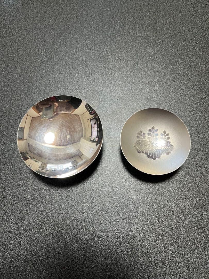 純銀　銀杯　2個