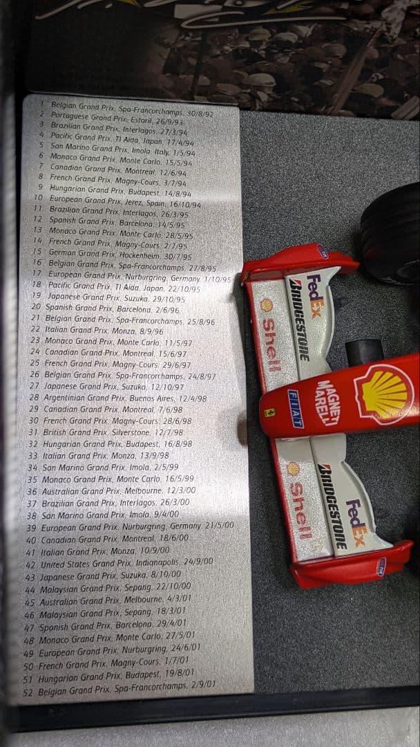 限定HW FERRARI F-2001 スパ・フランコルシャン ベルギーGP