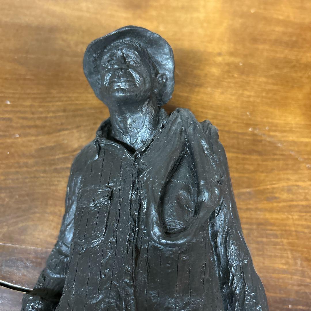 彫刻家 マイケルガーマン作 アンティーク アメリカンインテリア traveler