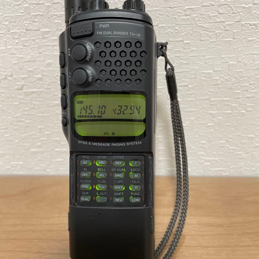 KENWOOD TH-78 144/430MHzデュアルバンド トランシーバー