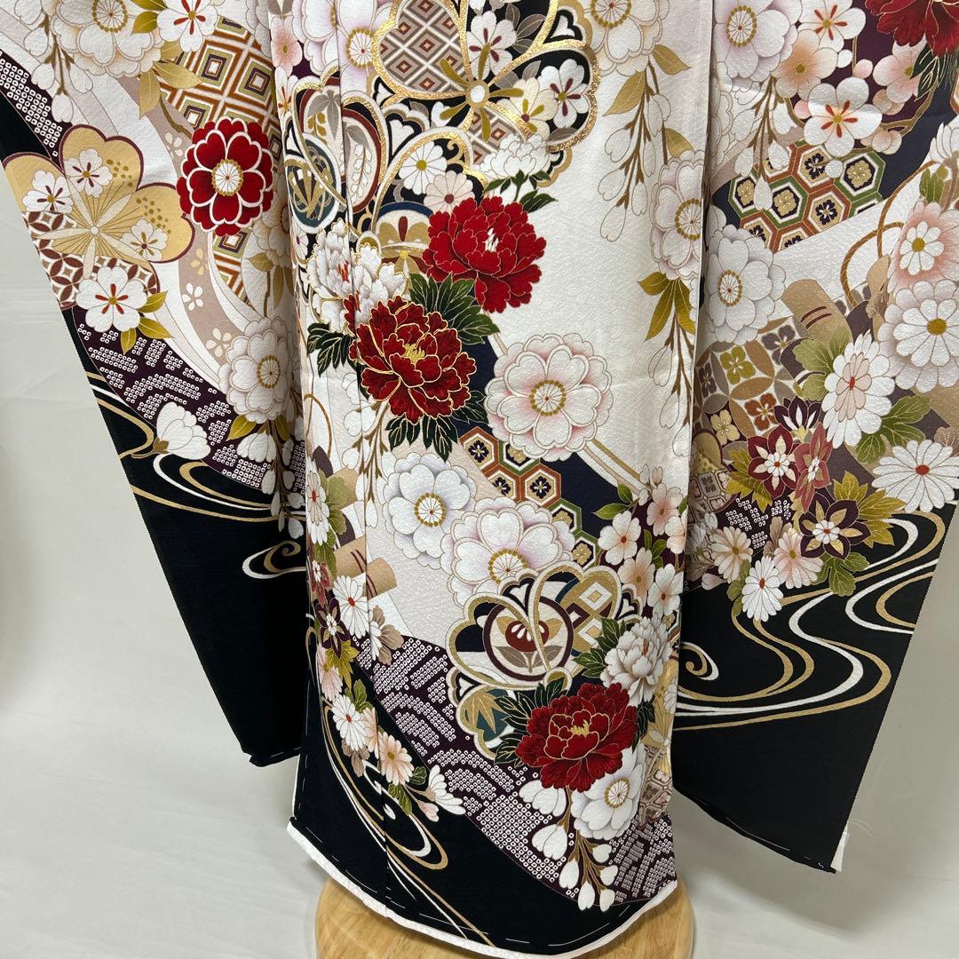 白地　上品な古典振袖フルセット