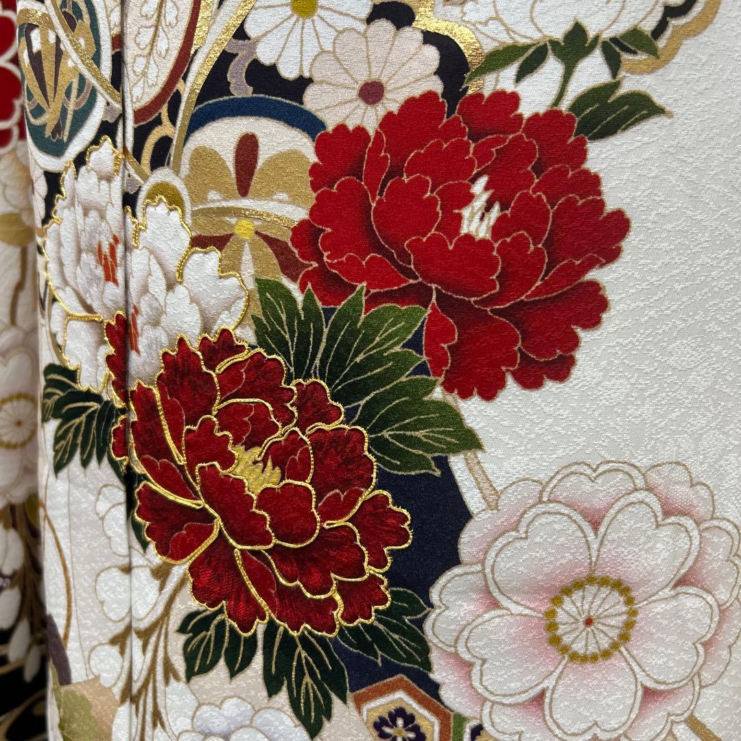 白地　上品な古典振袖フルセット