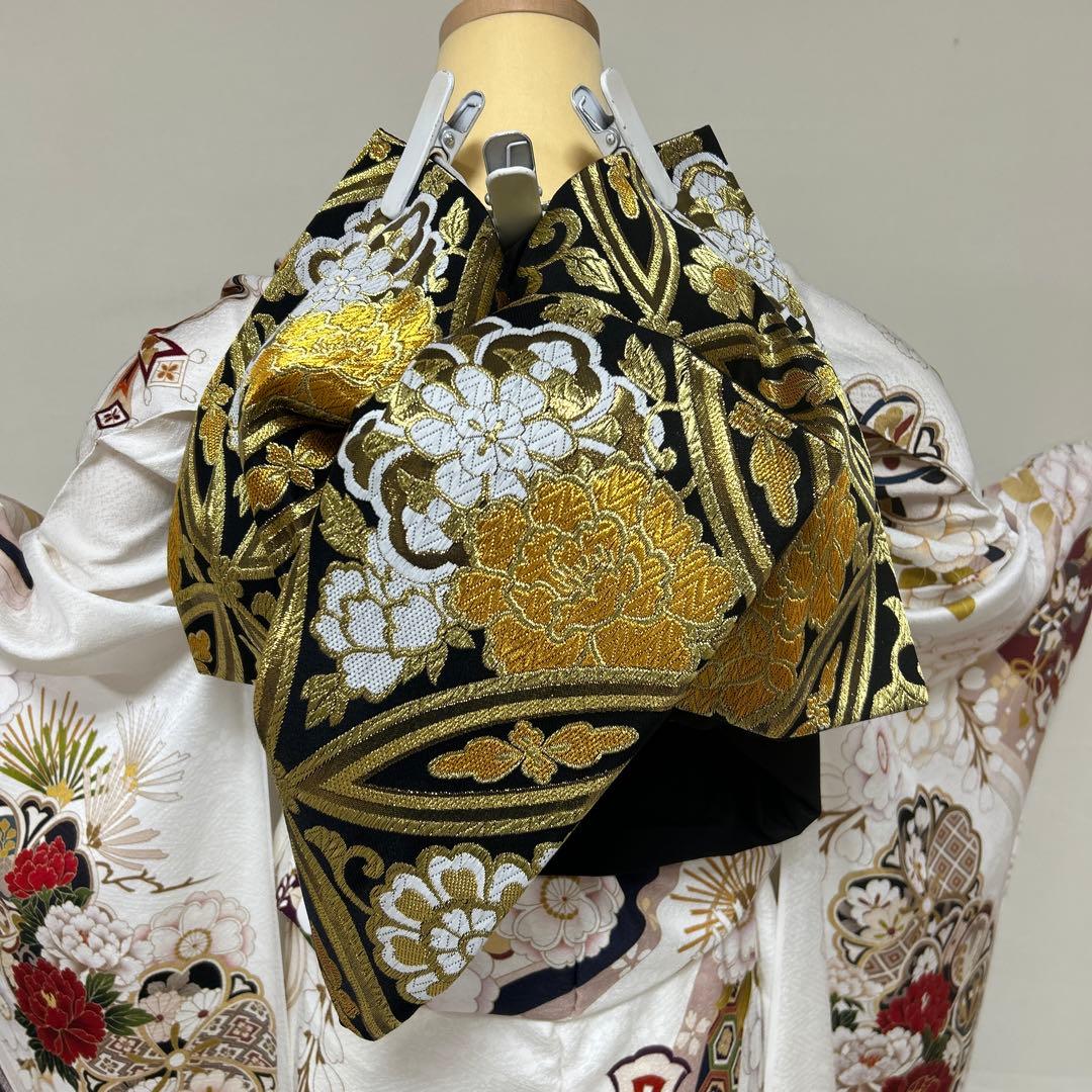 白地　上品な古典振袖フルセット