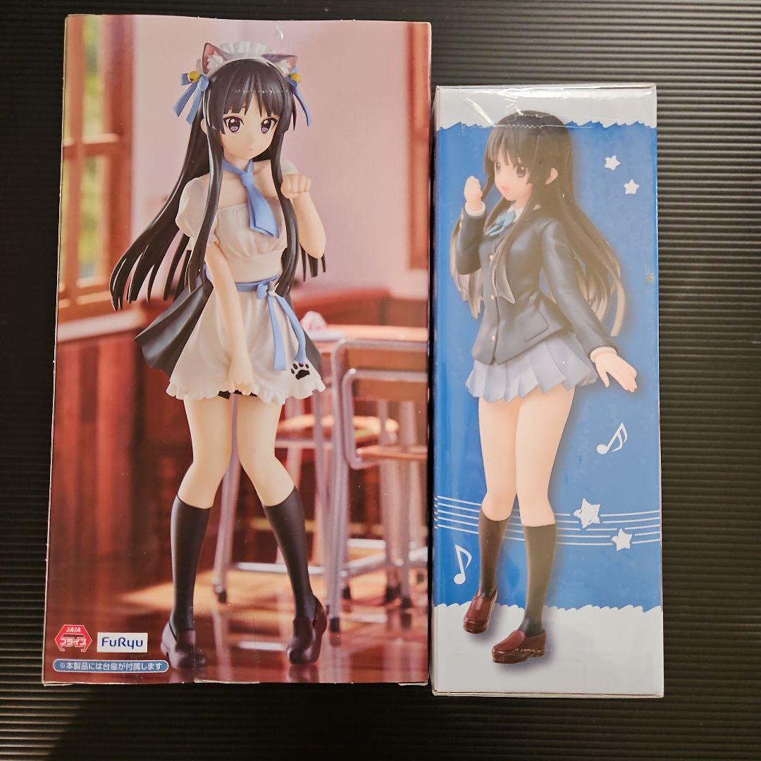 未開封❕けいおん! フィギュア　　秋山澪　　　2点