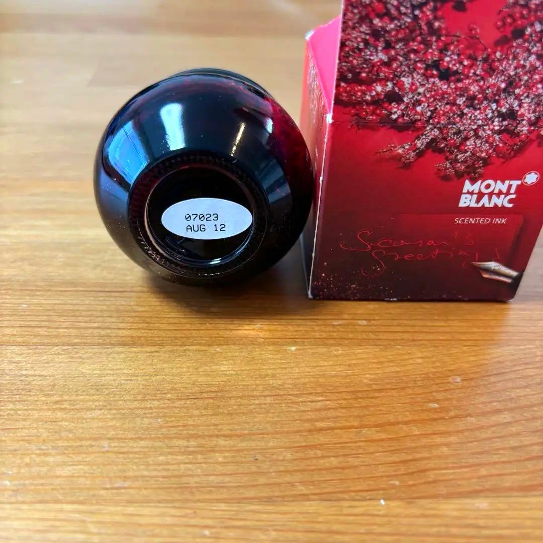 筆記具 Shin3588 Montblanc Scented Ink Red