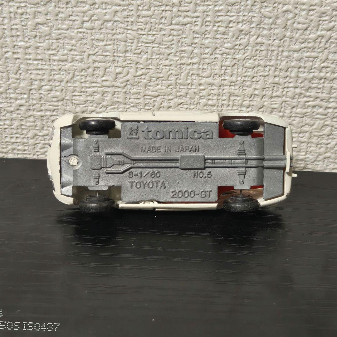 TOMICA　トミカ　トヨタ2000GT　白色　1Aホイール　箱付き