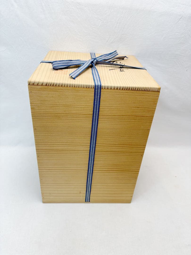 未使用 茶道具 市野克明作 丹波 飾り壺 茶壺 陶印 飾網紐付 四つ耳壷 共箱