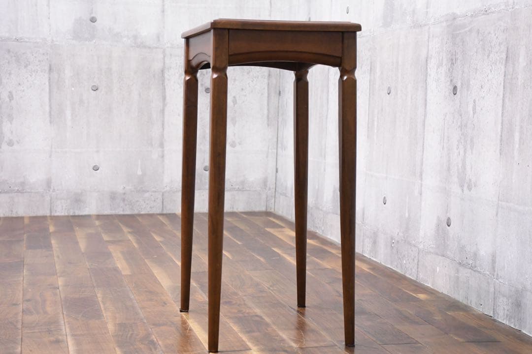 DLK145 クラシック アンティーク調 花台 飾り台 サイドテーブル