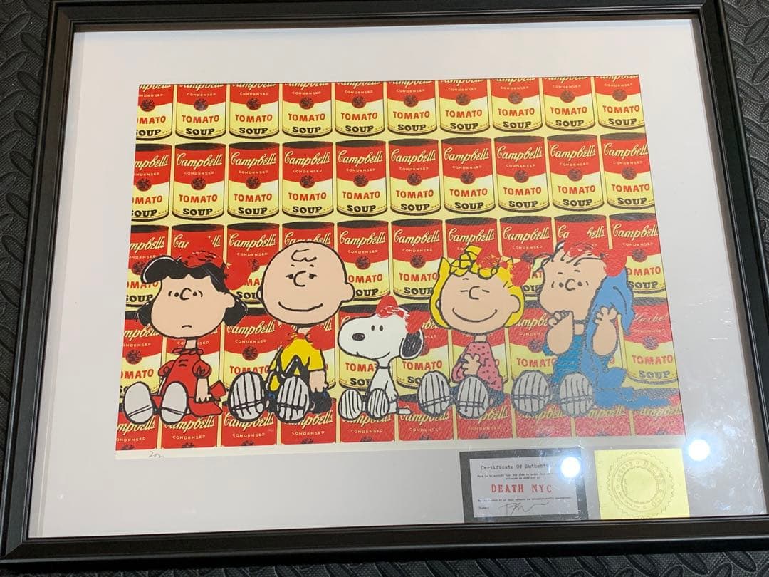 売約済! DEATHNYC  世界限定100枚 バンクシー スープ缶 カウズ