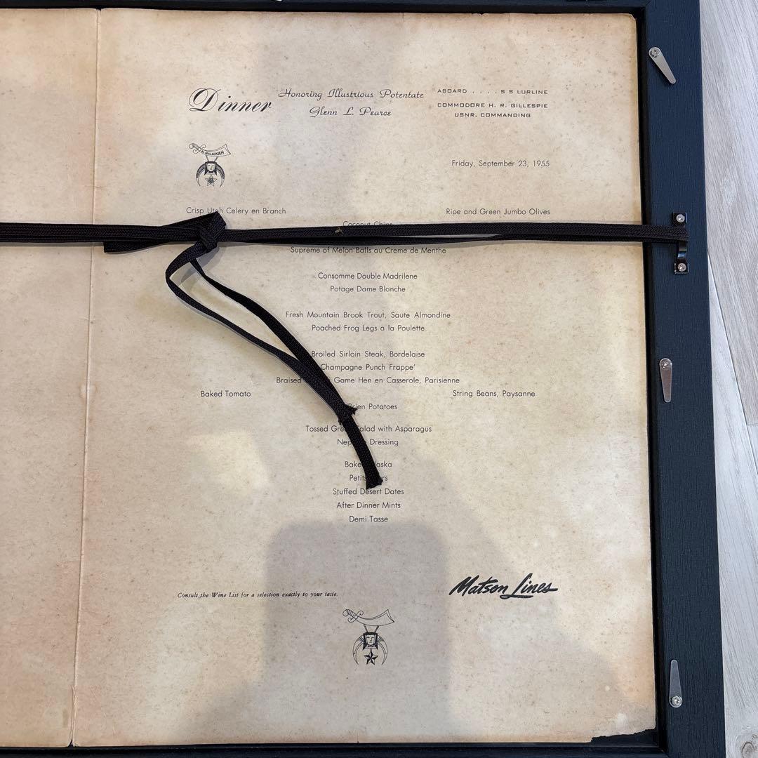 マトソンライン　メニュー　絵画　ポスター