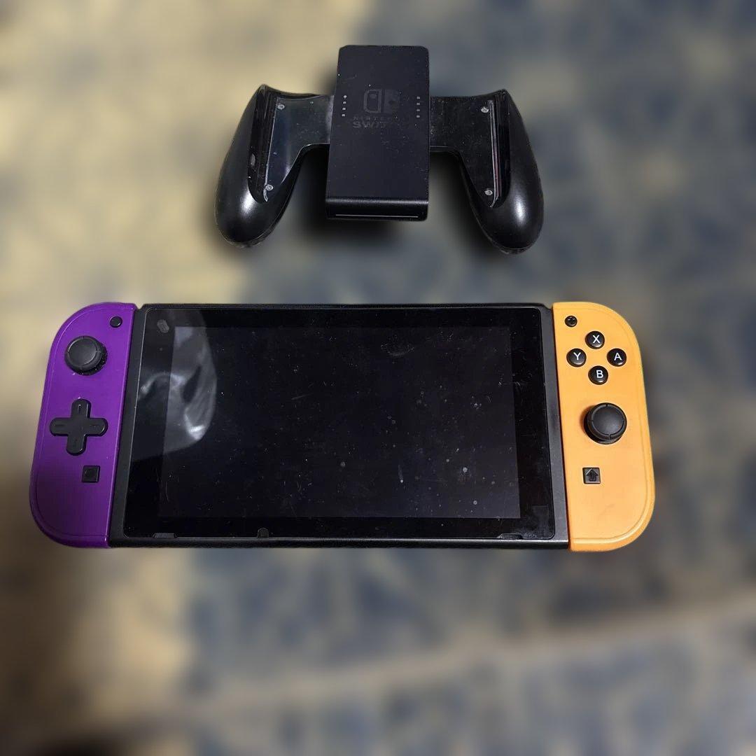Nintendo Switch 本体 オレンジと紫のジョイコン
