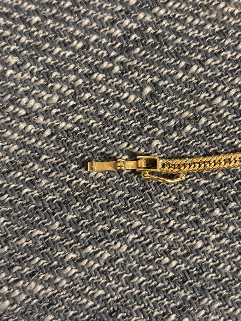 金　K18 喜平　12面トリプル　5g 18cm ブレスレット　ゴールド　18k