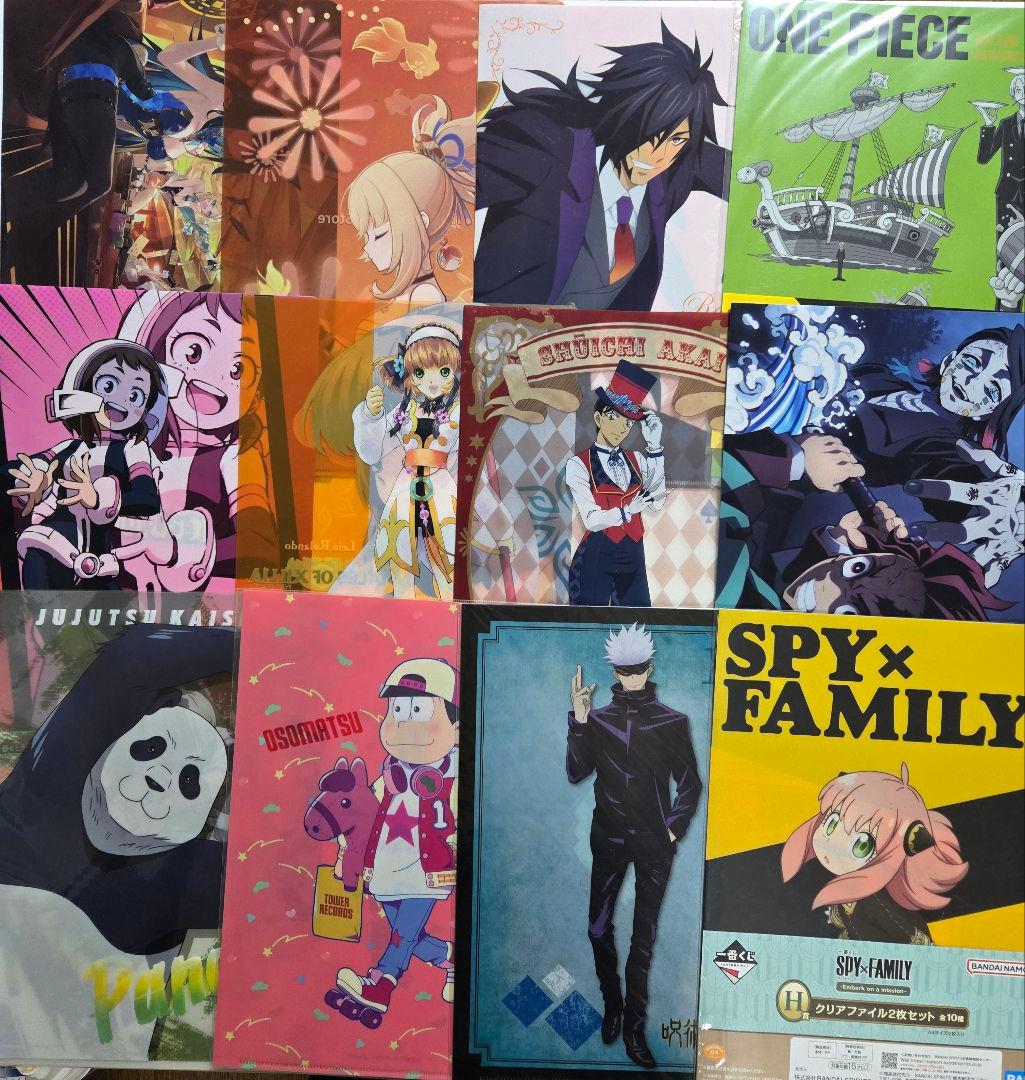 アニメグッズ キャラクターグッズ クリアファイル まとめ売り 大量