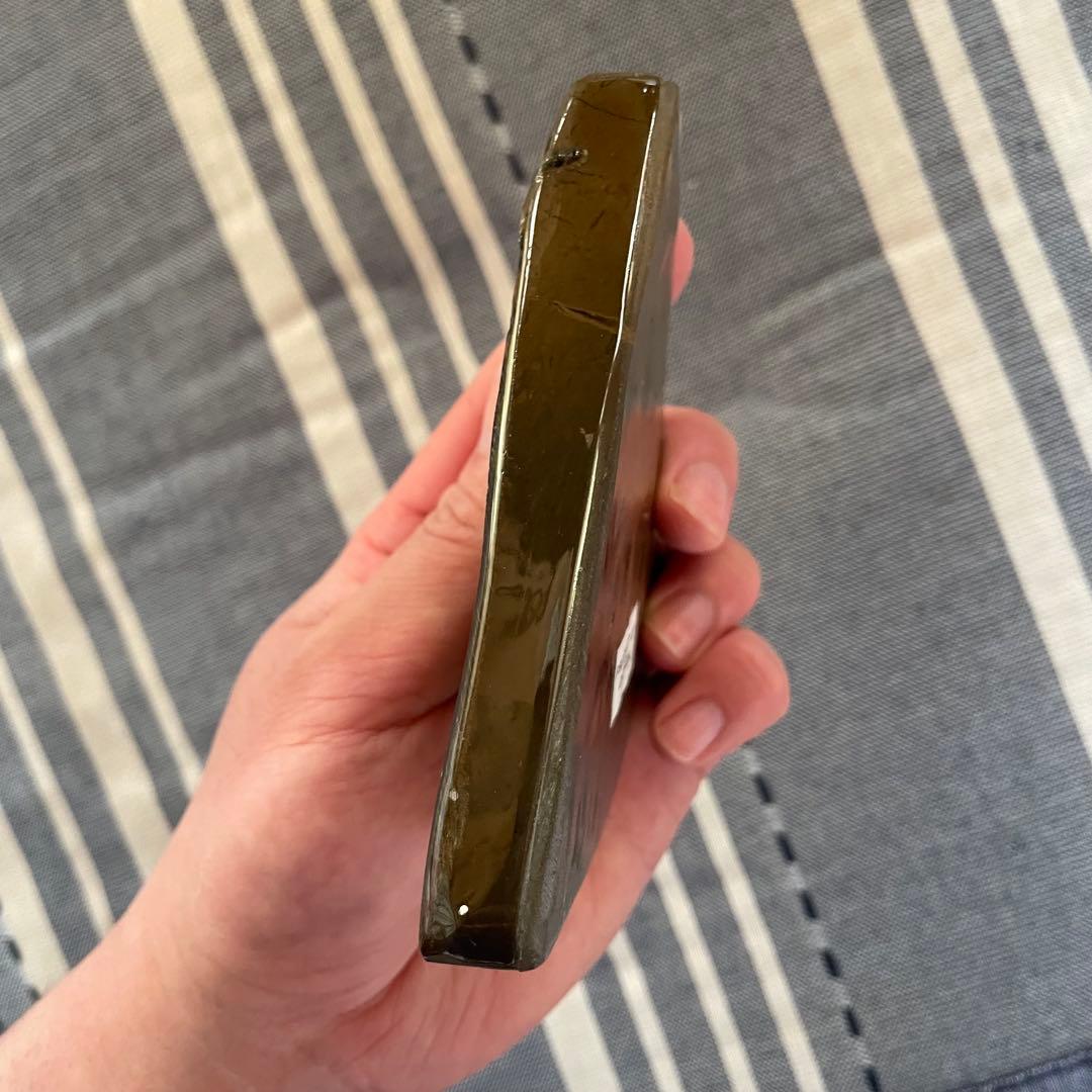 アンモライト 化石 アンモナイト 宝石 原石 大サイズ ドラゴンスキン 博物館