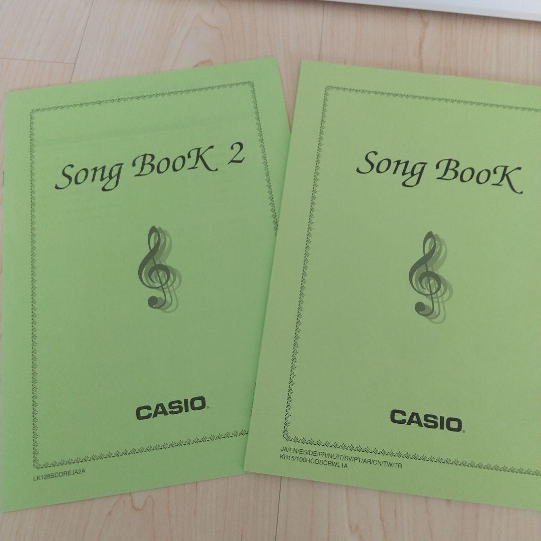 ☆★CASIO LK-128 ホワイト電子キーボード☆★