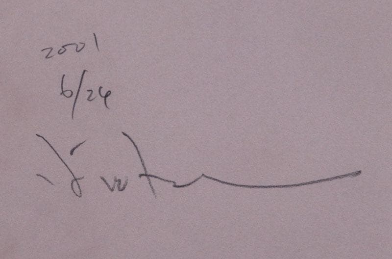 広田稔　白日会常任委員　タイトル「横たわる裸婦」　パステル画　額装