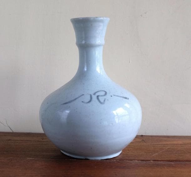 朝鮮古美術／李朝／徳利／白磁