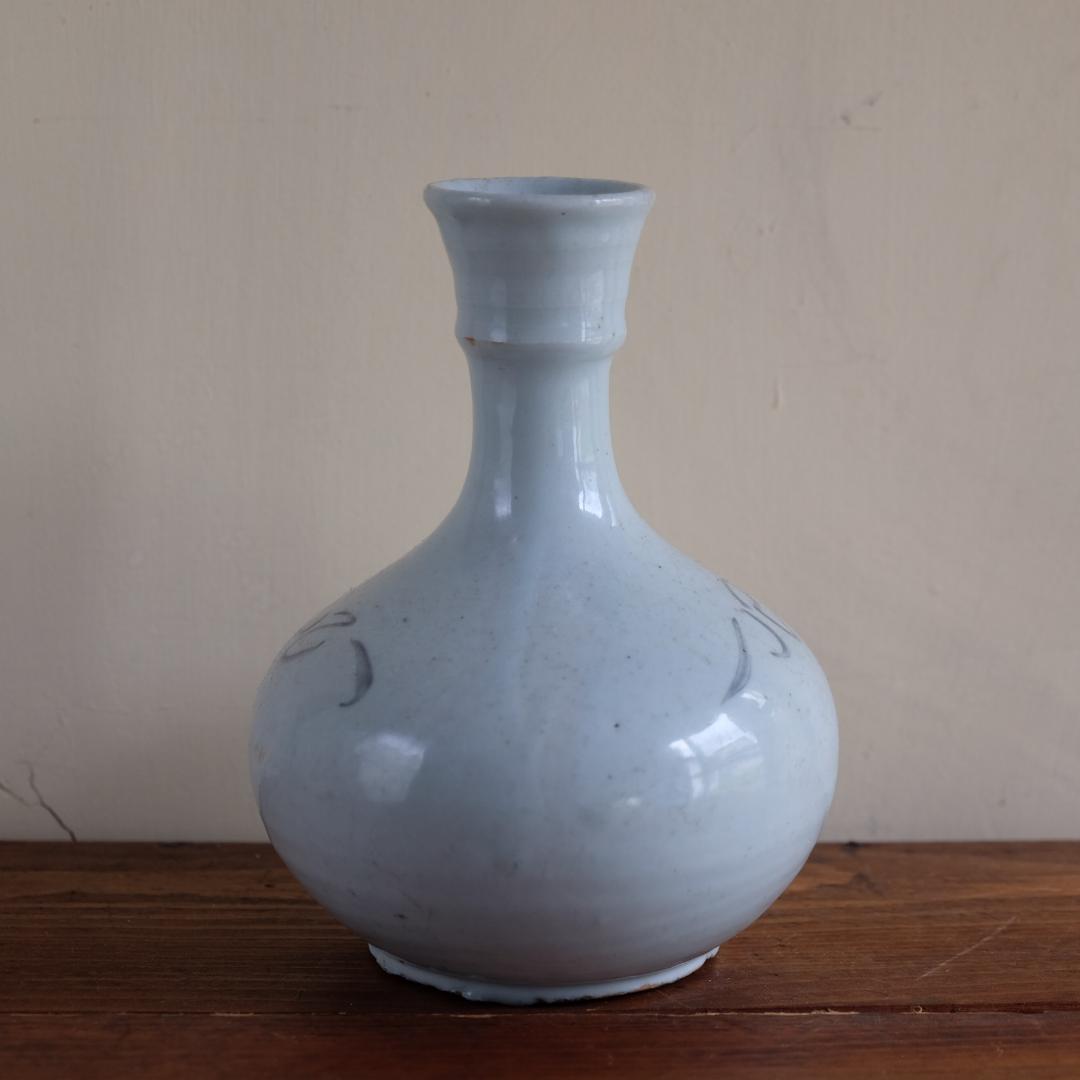 朝鮮古美術／李朝／徳利／白磁