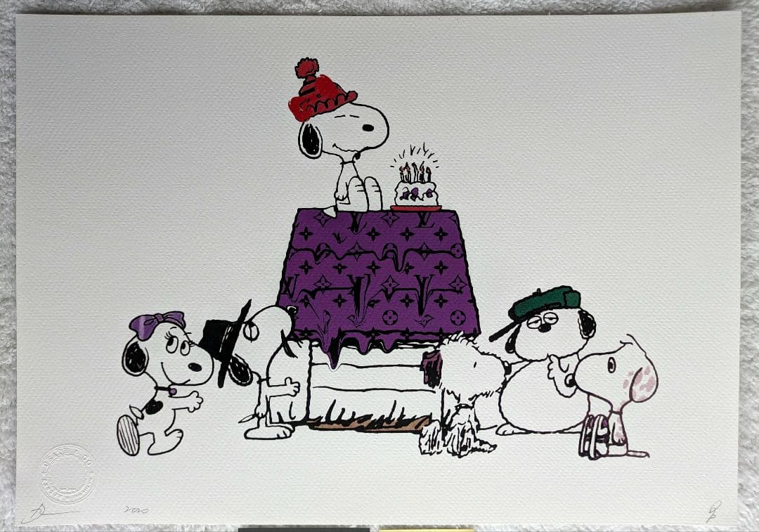 【額装セット】【DEATH NYC】SNOOPY＆FAMILY