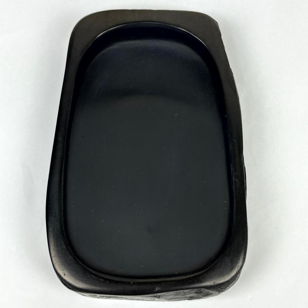 【美品　新品？】雨畑硯　峯硯堂本舗　山梨の名工　雨宮正廣（峯硯）　天然硯　共桐箱