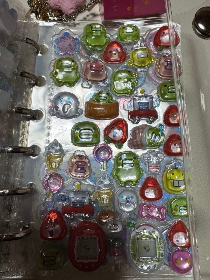 シール帳 完成品 たまごっち ボンボンドロップシール おはじきシール 平成女児