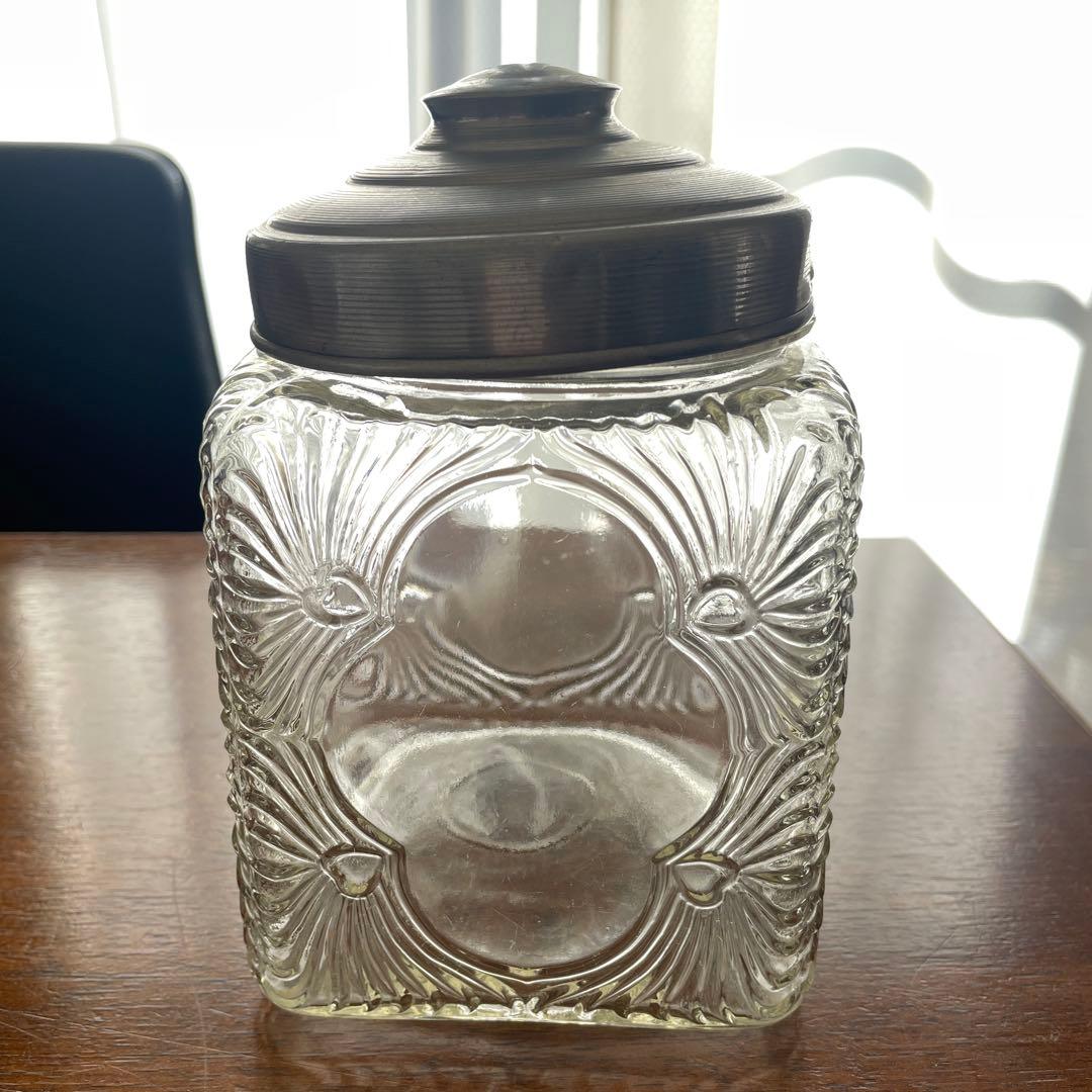 あめや瓶 シュガーポット ガラス瓶 和ガラス