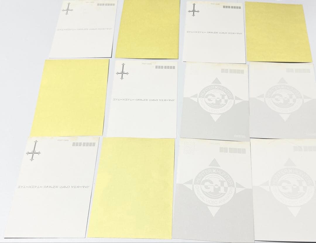 hunter×hunter ポストカード ステッカー 当時品 まとめ売り