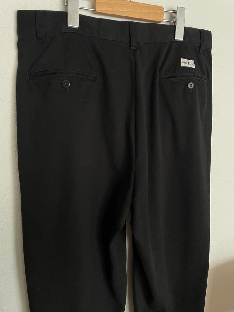 Polo Ralph Lauren チノ ポロチノ ツータック ブラック W36