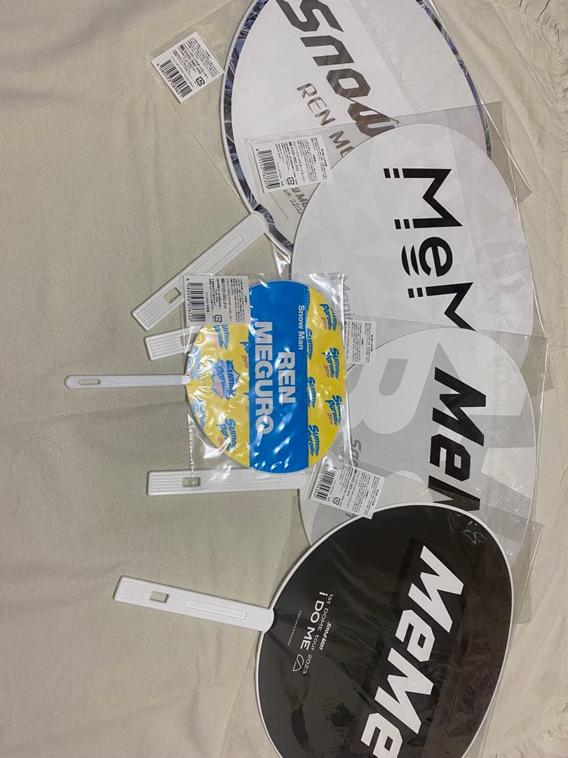 目黒蓮　グッズ うちわ　アクリルスタンド 公式写真 カレンダー スノチル