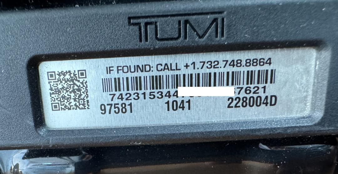 TUMI V3 キャリーケース 228004D 4ウィール 国内正規品 黒