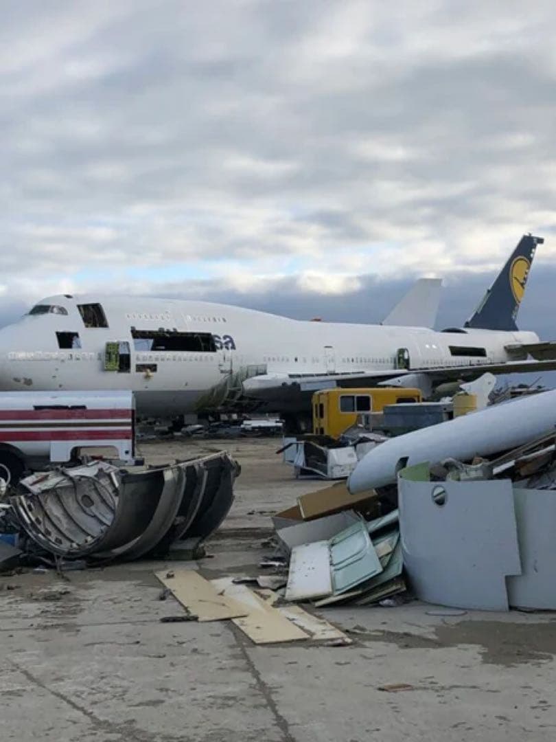 Lufthansa Aviationtag B747-400 レアなコンビ色
