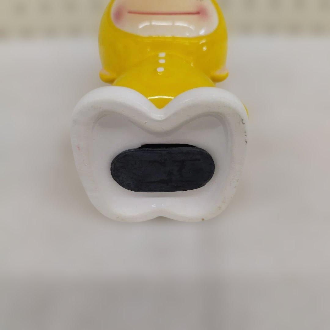 昭和レトロ 内藤ルネ レモン 陶器 貯金箱