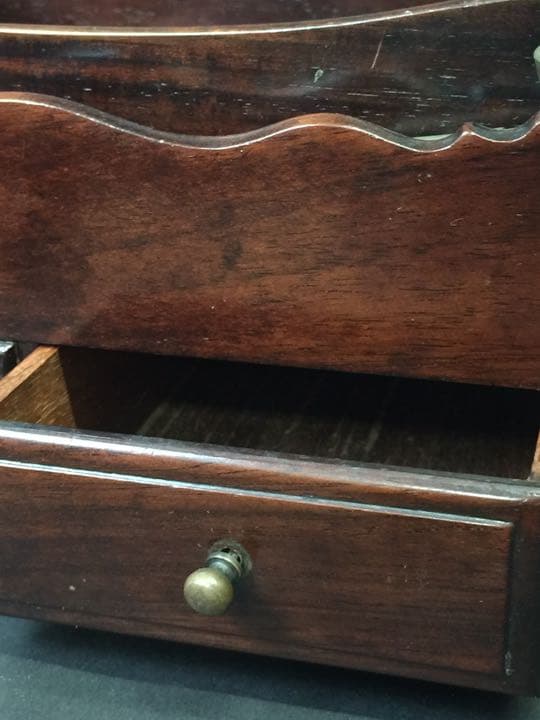 紫檀唐木 小物入れ タバコ箱  年代物 銅鈕 お洒落な一品